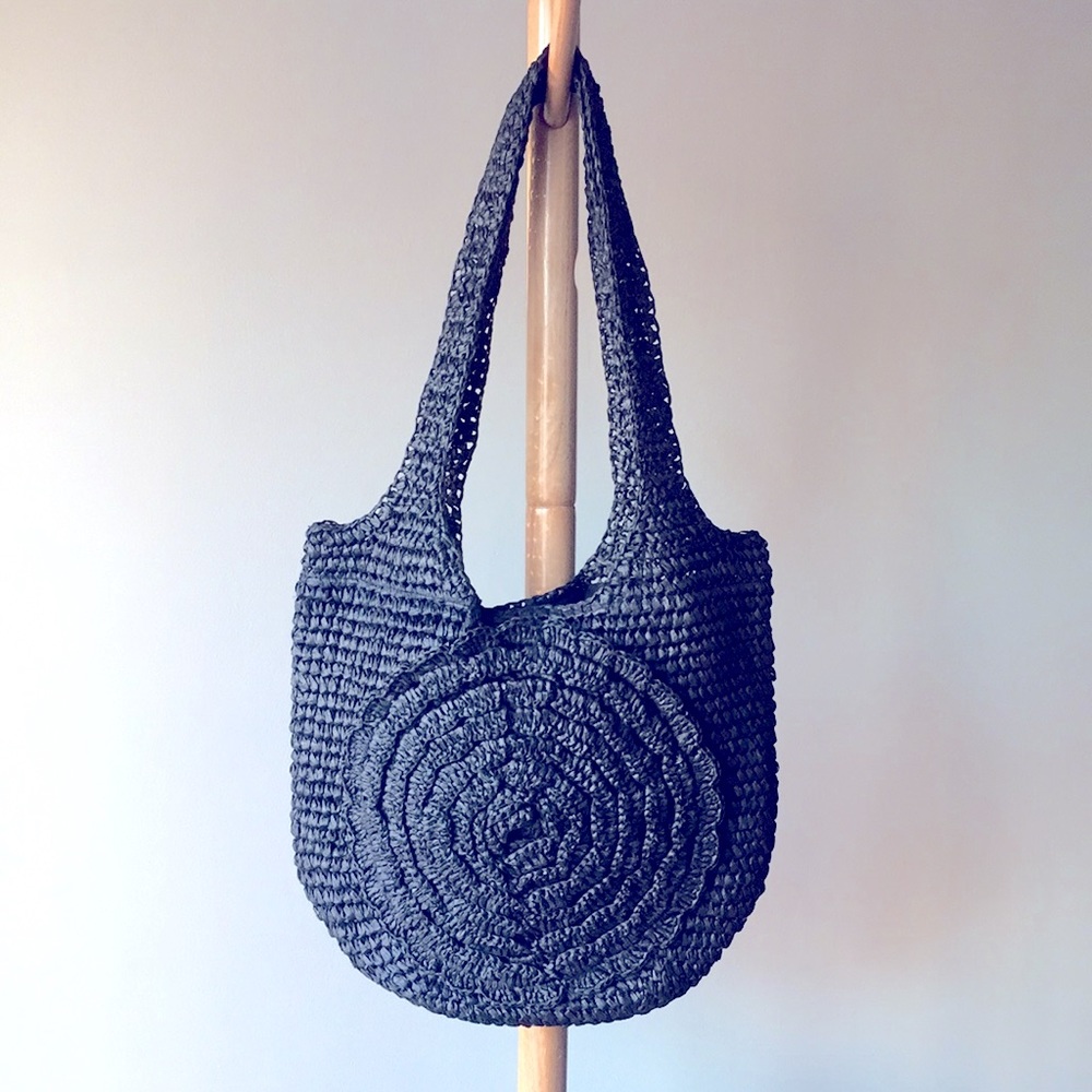 Crochet Straw Bag
